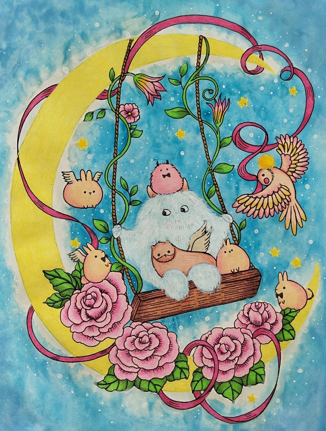 Работа от Daria_colloring_hobby