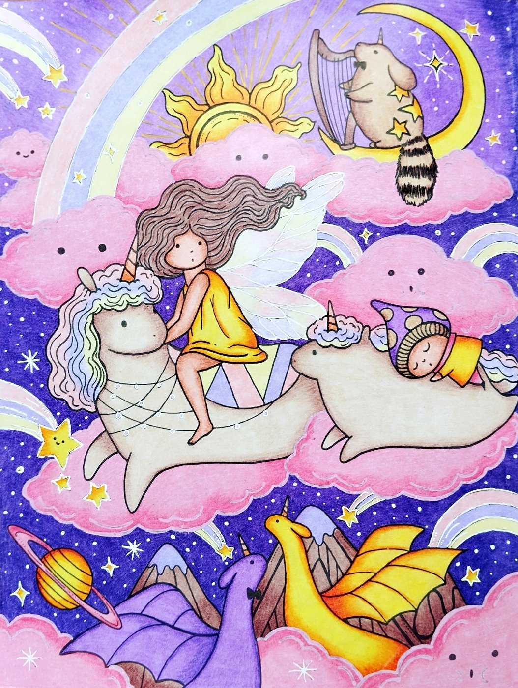 Работа от Daria_colloring_hobby