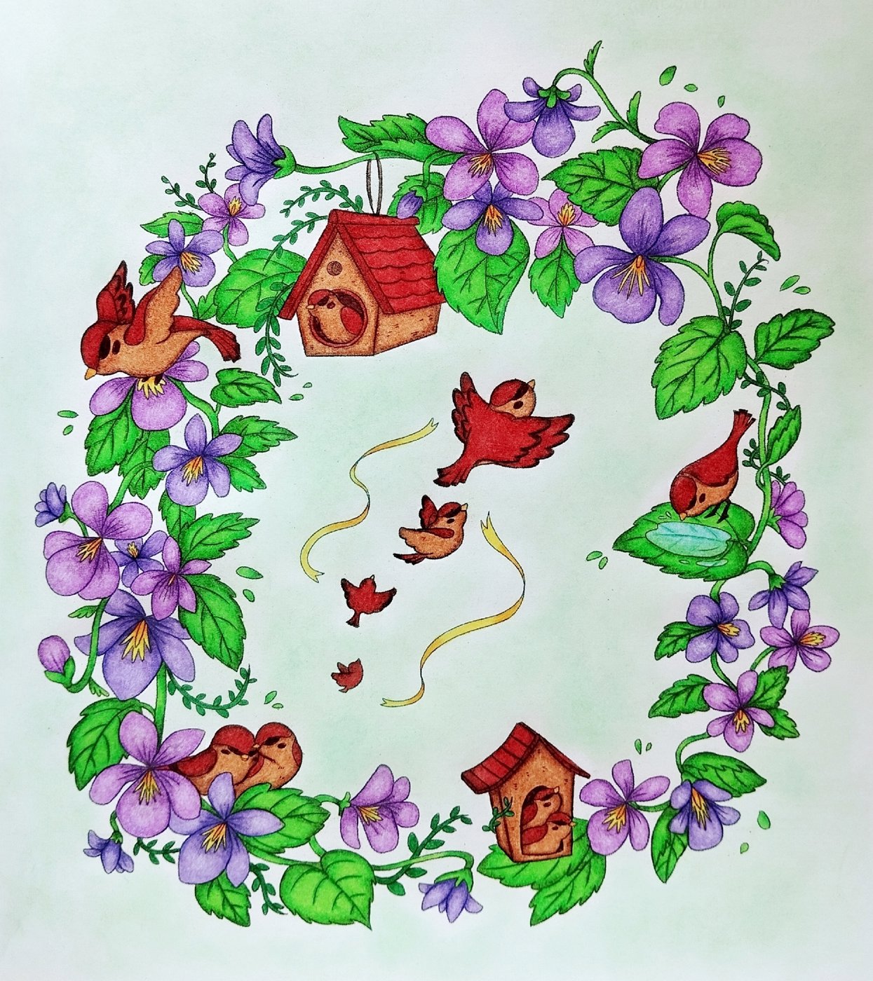 Работа от Daria_colloring_hobby