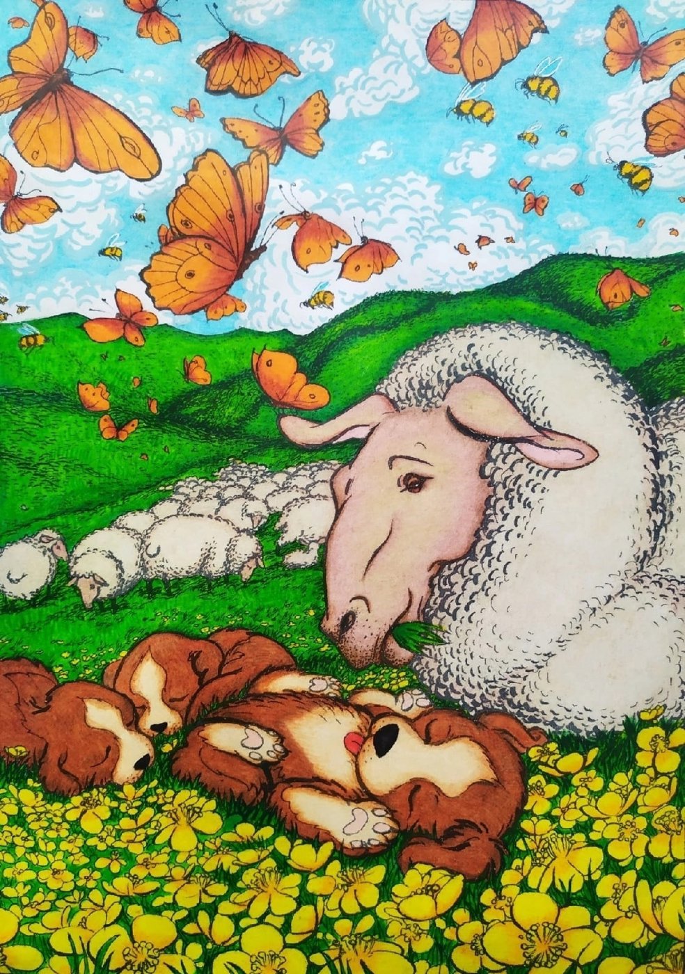 Работа от Daria_colloring_hobby