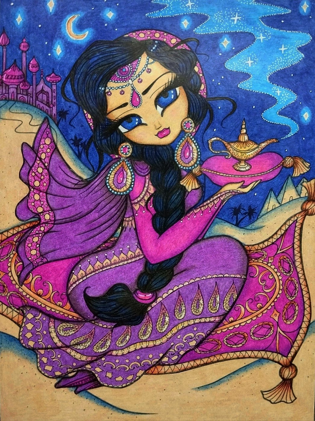 Работа от Daria_colloring_hobby