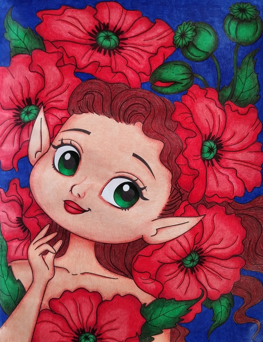 Работа от Daria_colloring_hobby