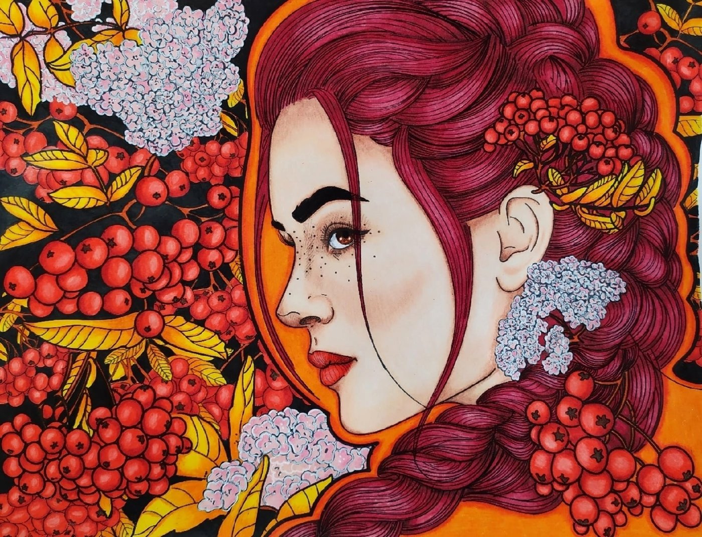 Работа от Daria_colloring_hobby