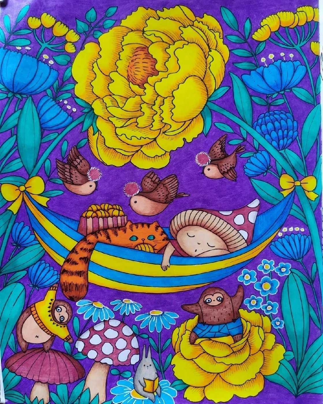 Работа от Daria_coloring_hobby