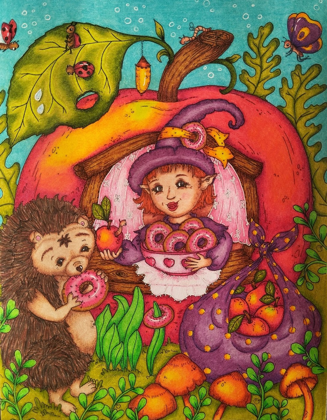 Работа от Daria_colloring_hobby