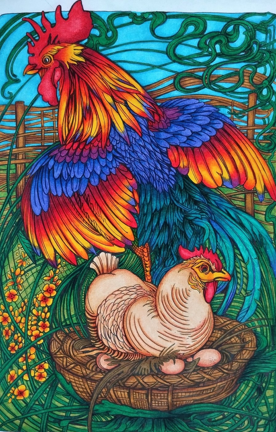 Работа от Daria_colloring_hobby