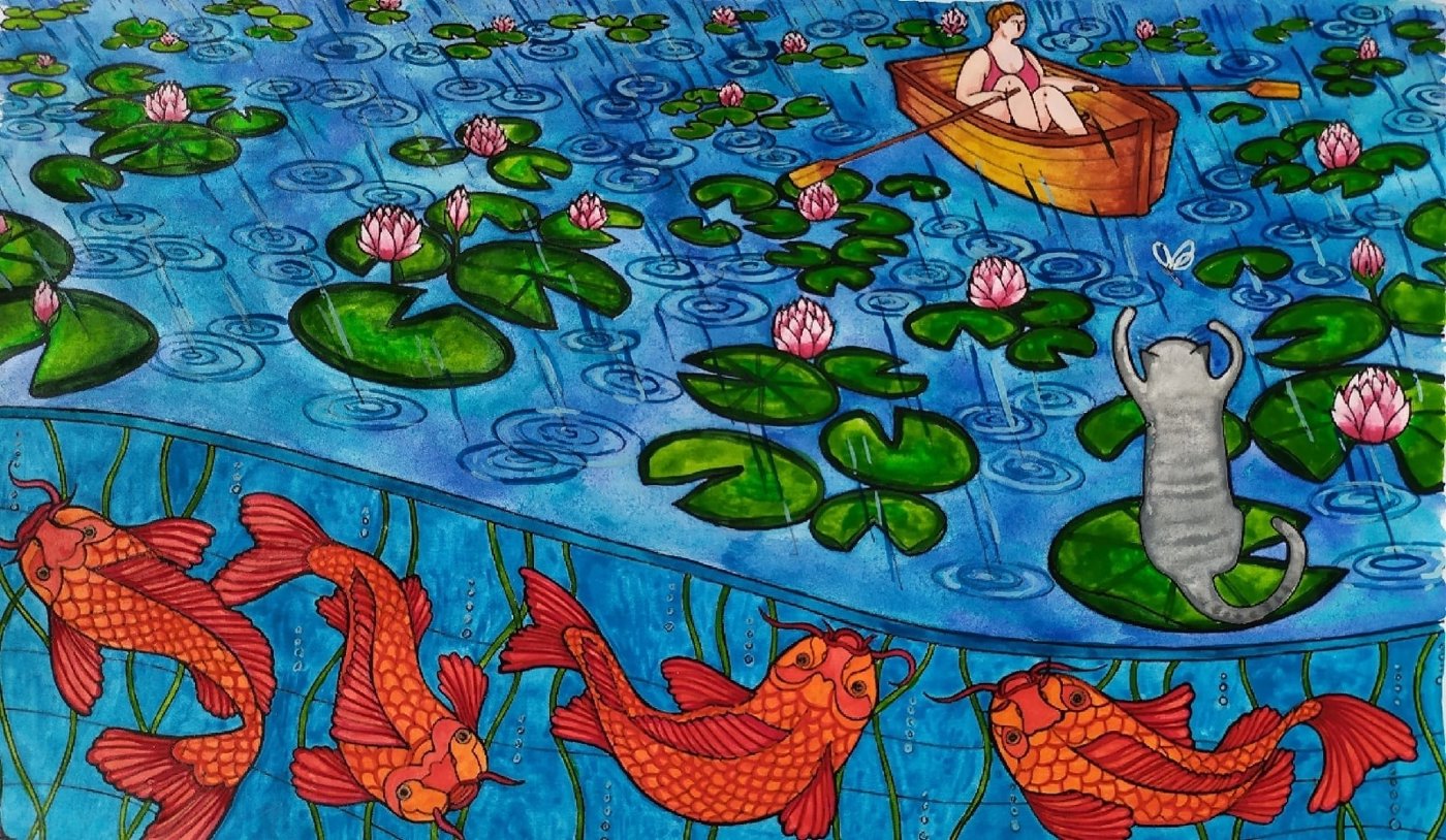 Работа от Daria_colloring_hobby