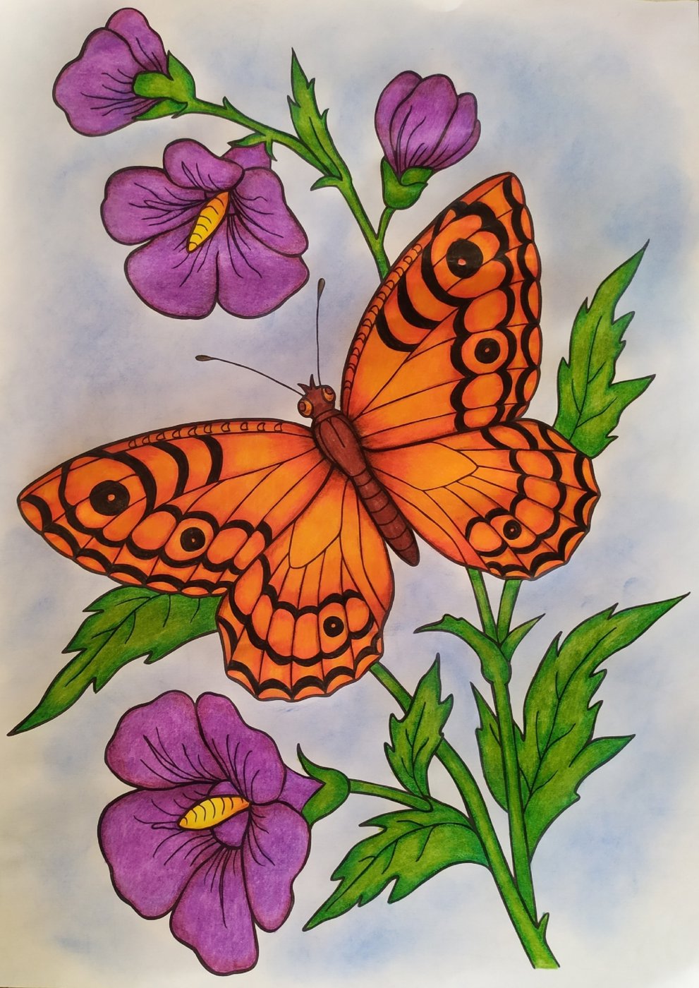 Работа от Daria_colloring_hobby