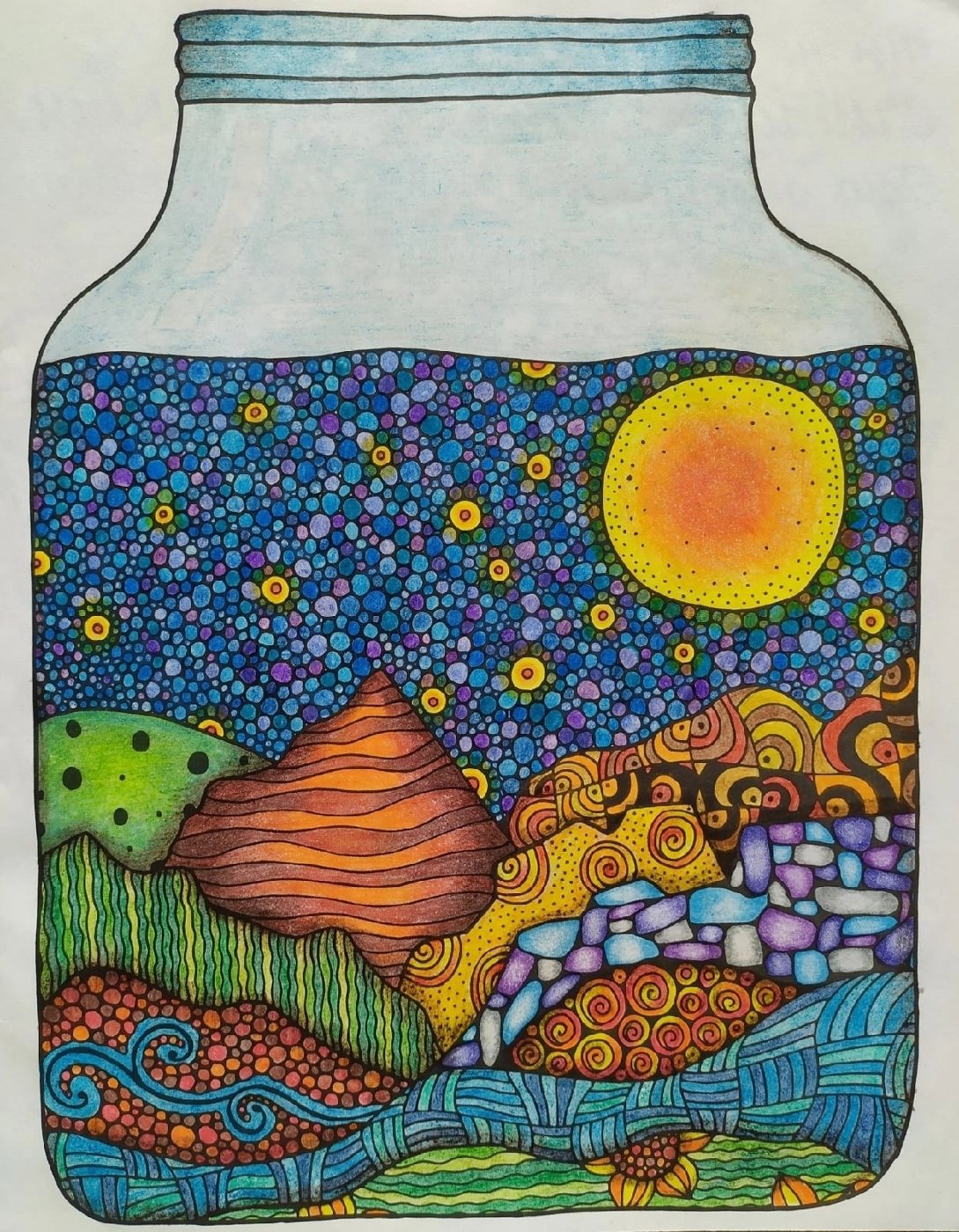 Работа от Daria_coloring_hobby