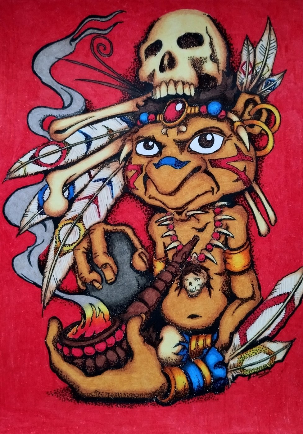 Работа от Daria_colloring_hobby