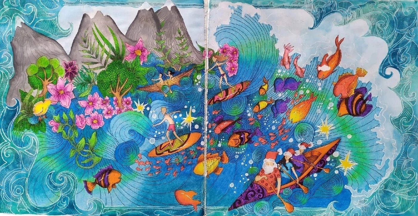 Работа от Daria_colloring_hobby