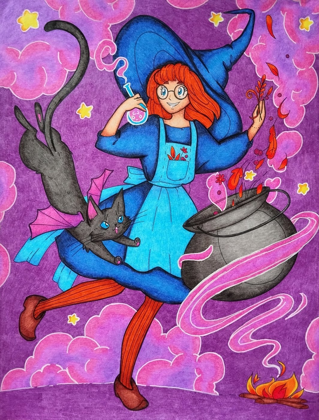 Работа от Daria_coloring_hobby