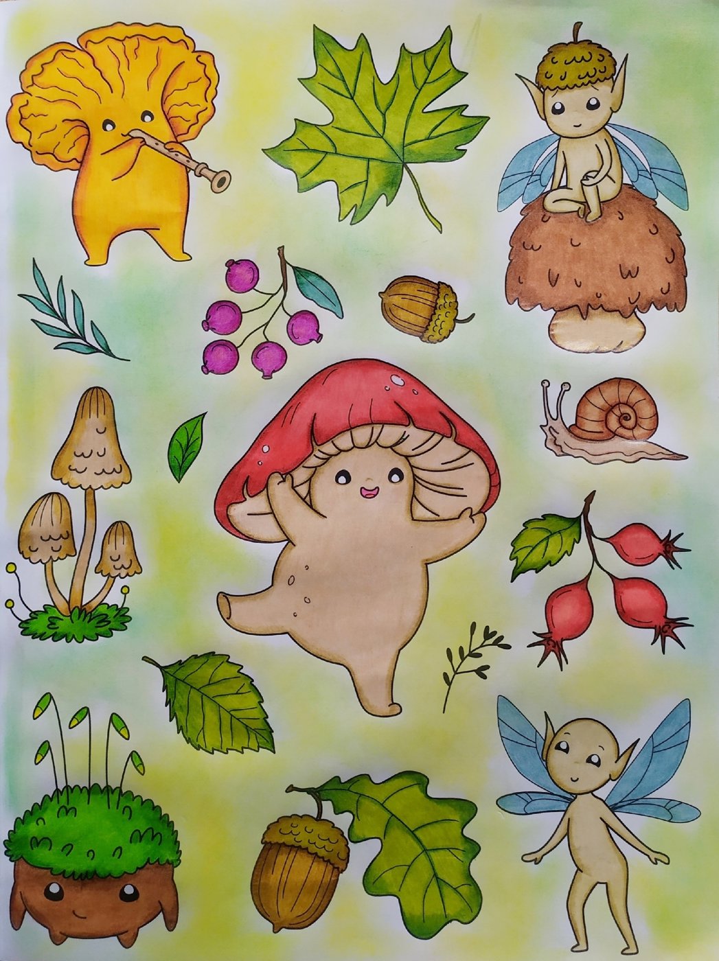 Работа от Daria_colloring_hobby