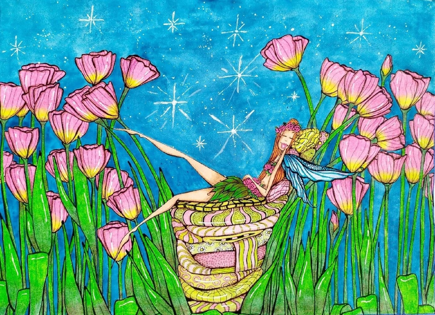 Работа от Daria_colloring_hobby