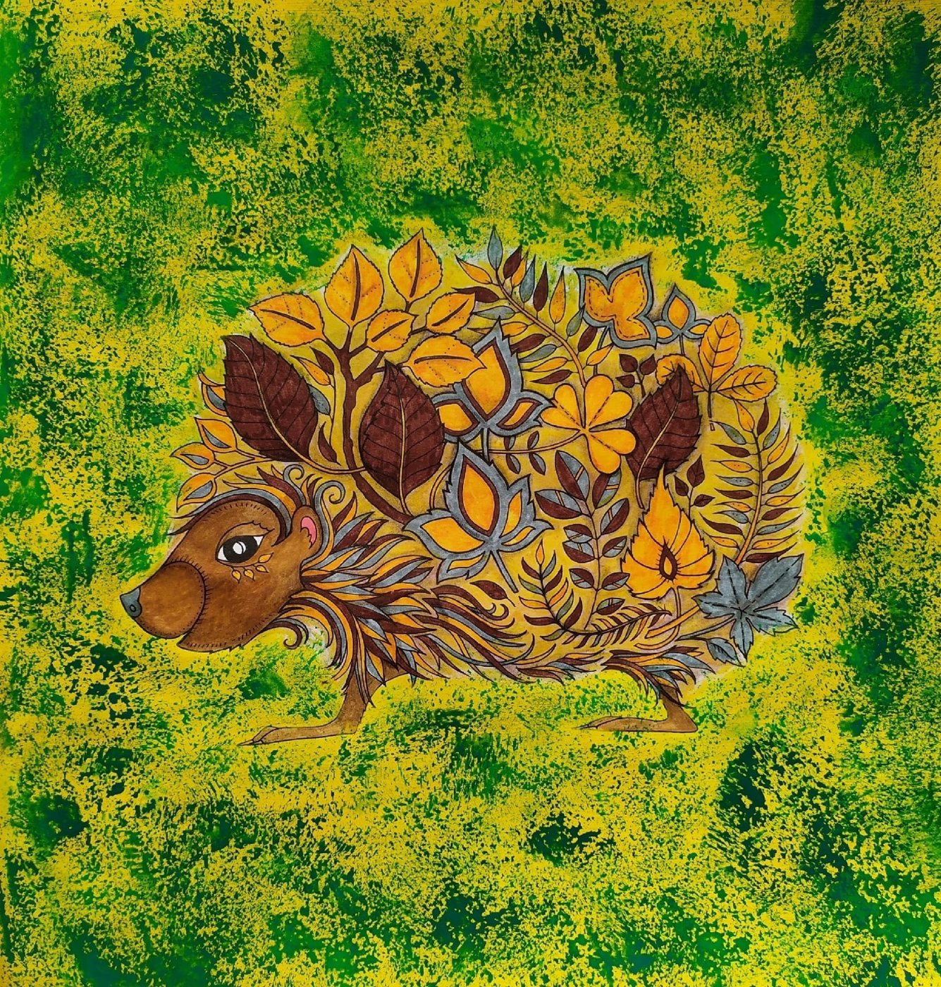 Работа от Daria_colloring_hobby