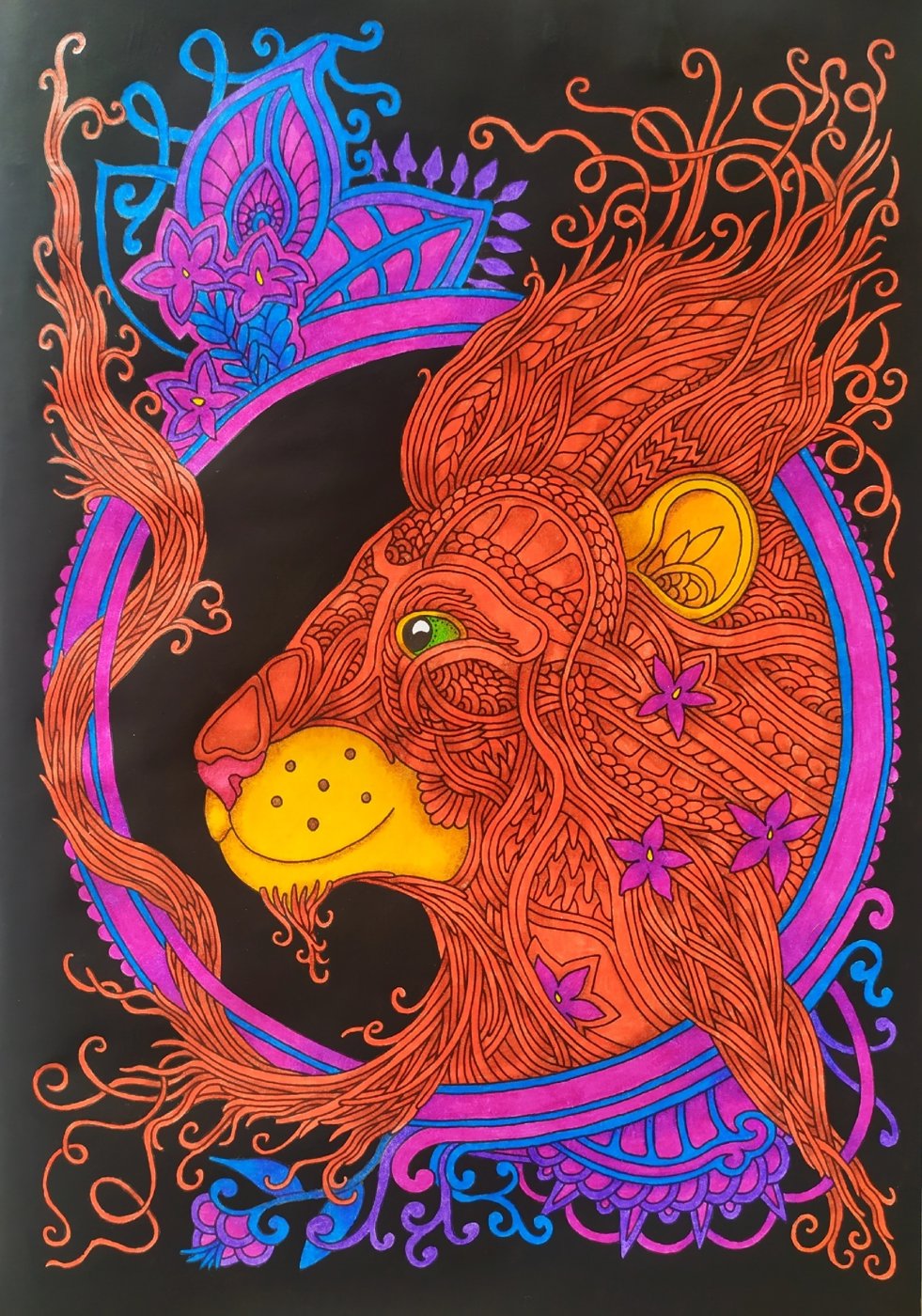 Работа от Daria_colloring_hobby