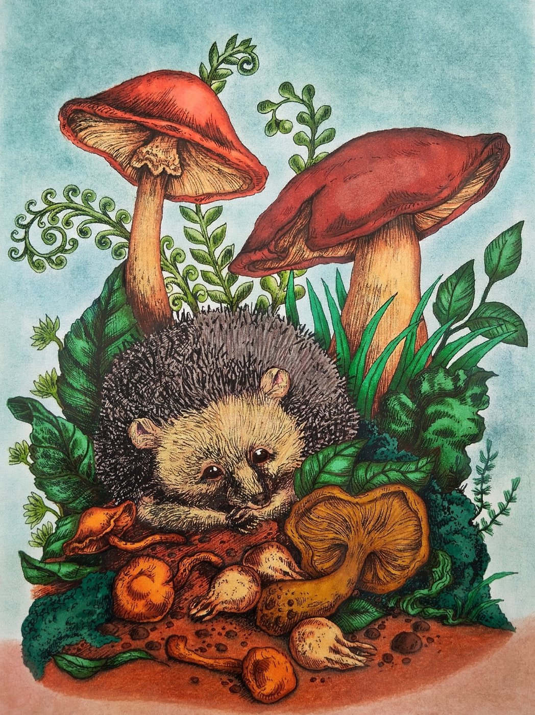 Работа от Daria_colloring_hobby