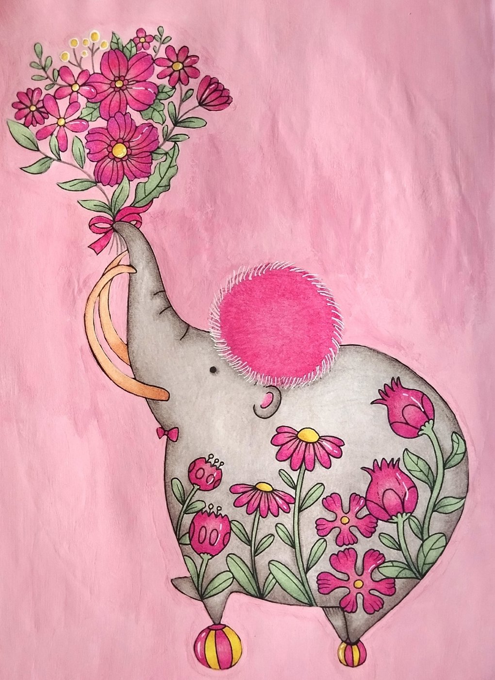 Работа от Daria_coloring_hobby