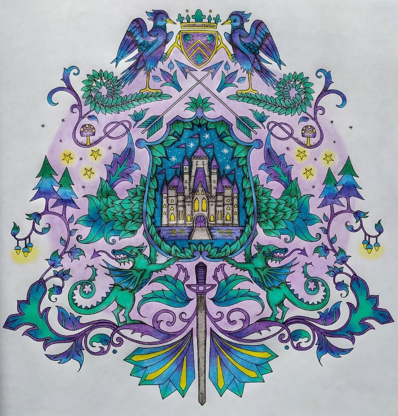 Работа от Daria_colloring_hobby