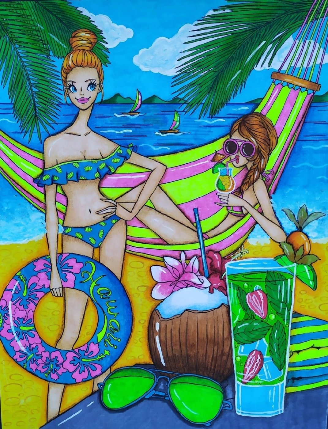 Работа от Daria_colloring_hobby