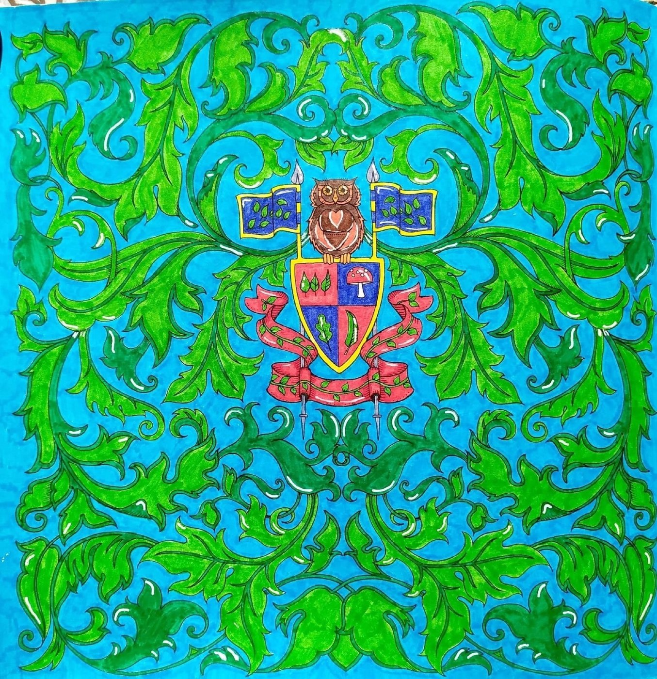 Работа от Daria_colloring_hobby