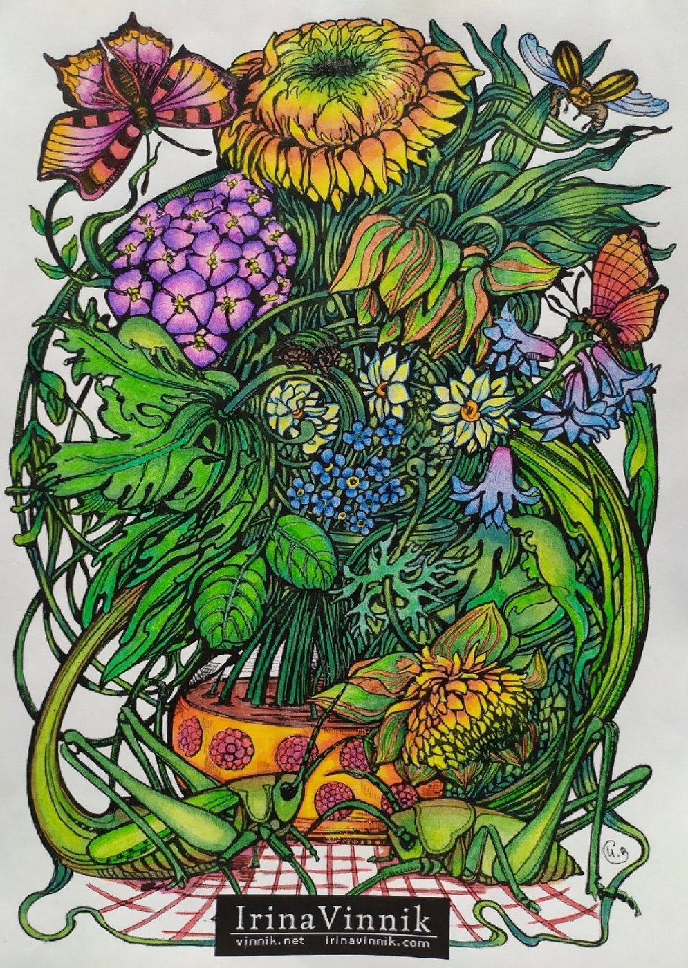 Работа от Daria_colloring_hobby