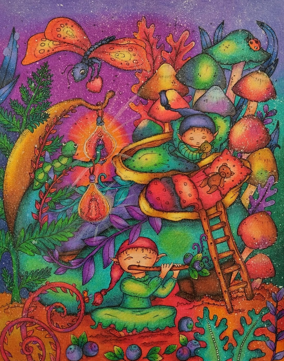 Работа от Daria_colloring_hobby