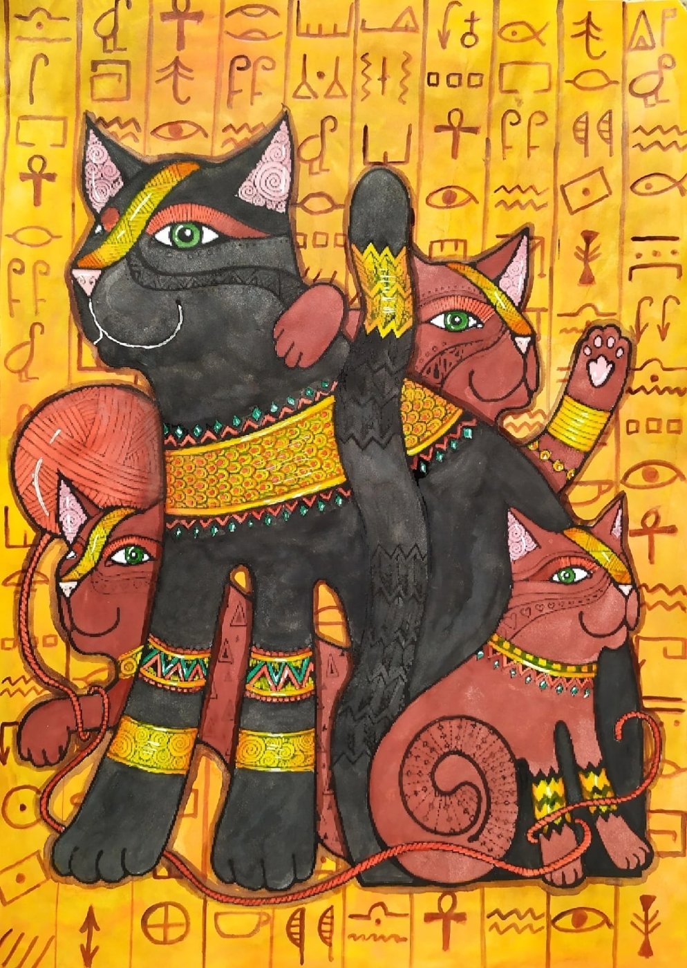 Работа от Daria_colloring_hobby