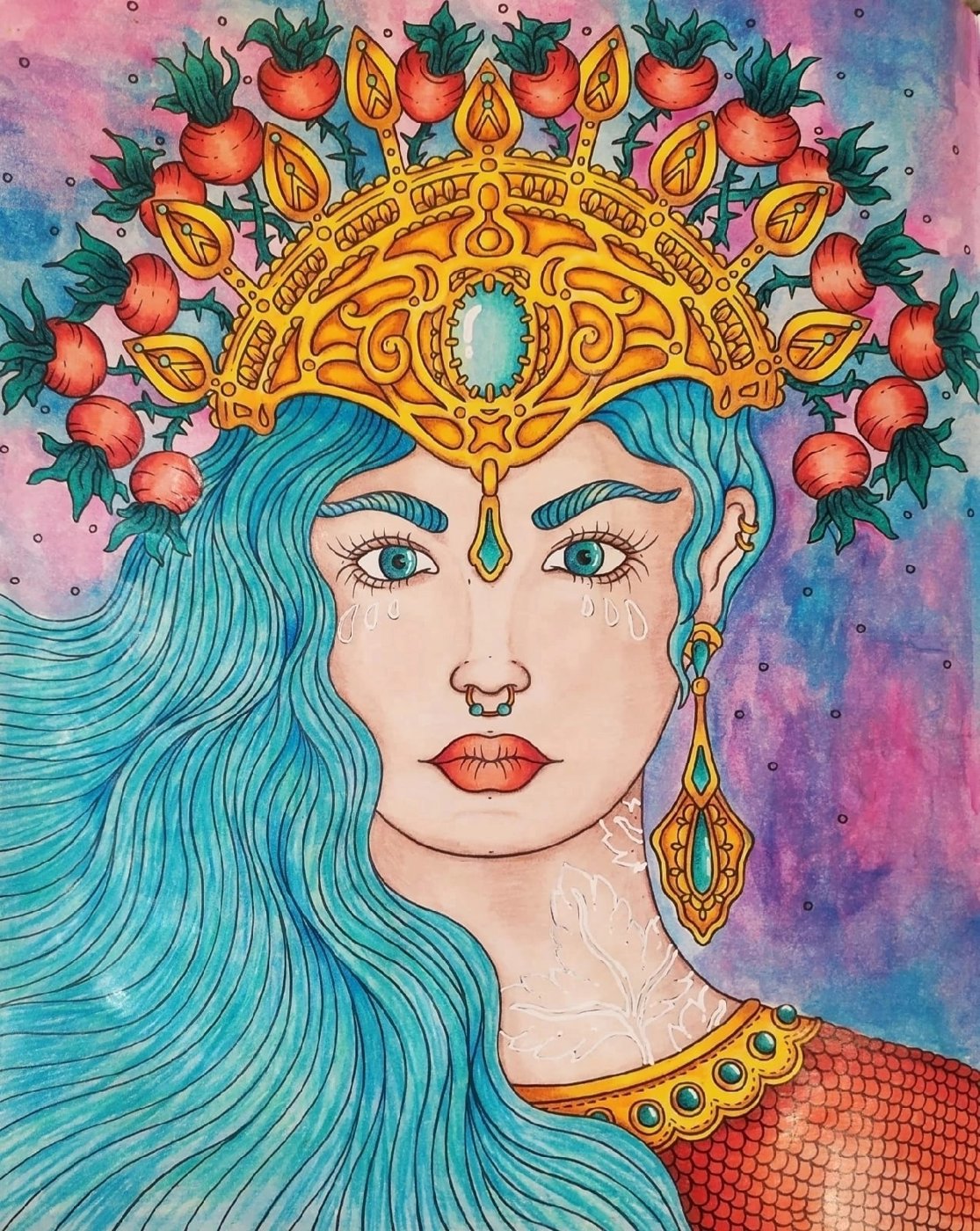 Работа от Daria_coloring_hobby