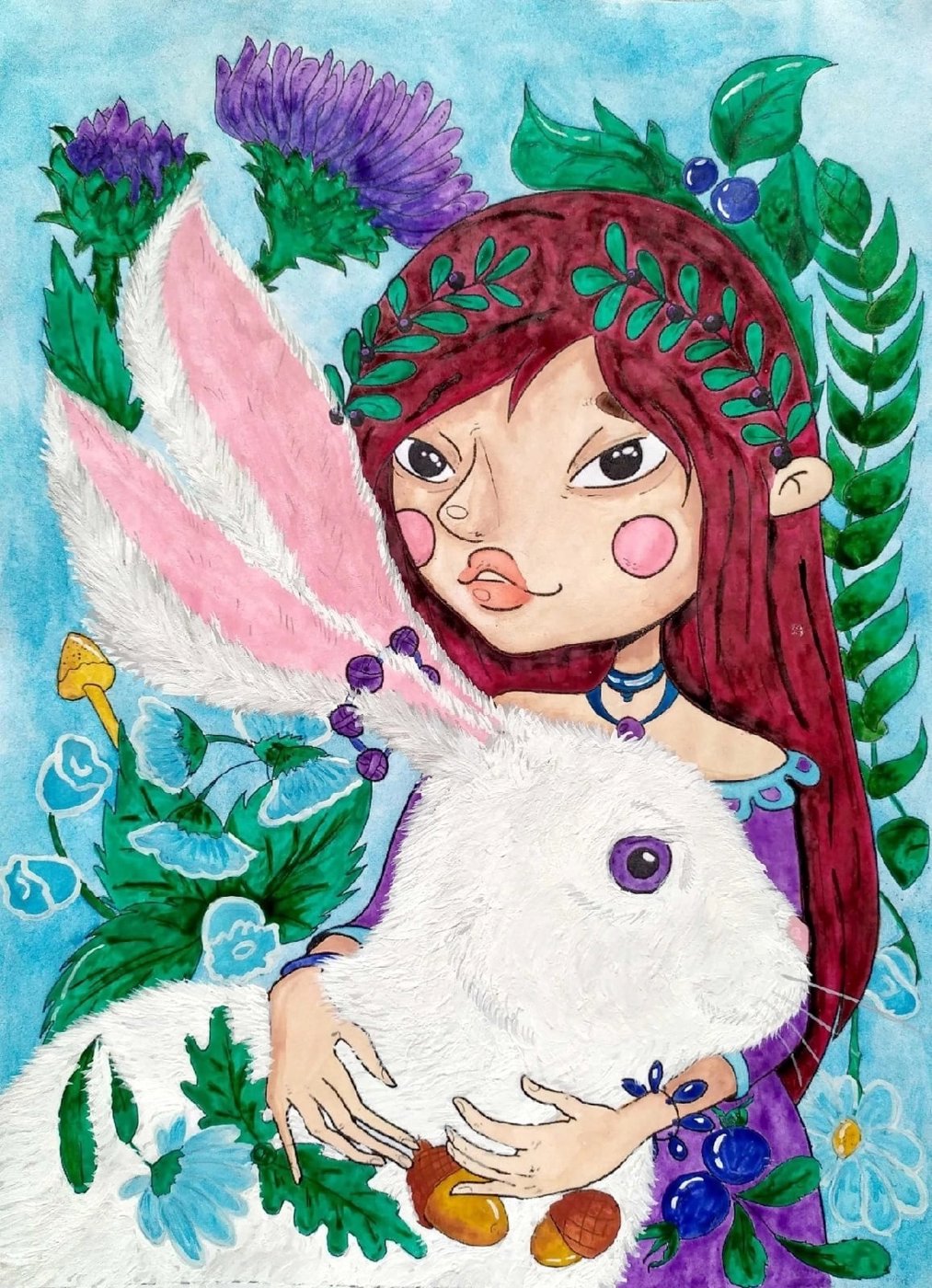 Работа от Daria_colloring_hobby