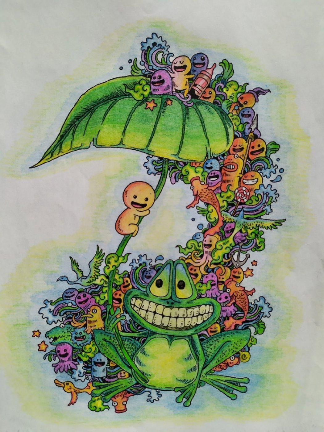 Работа от Daria_colloring_hobby