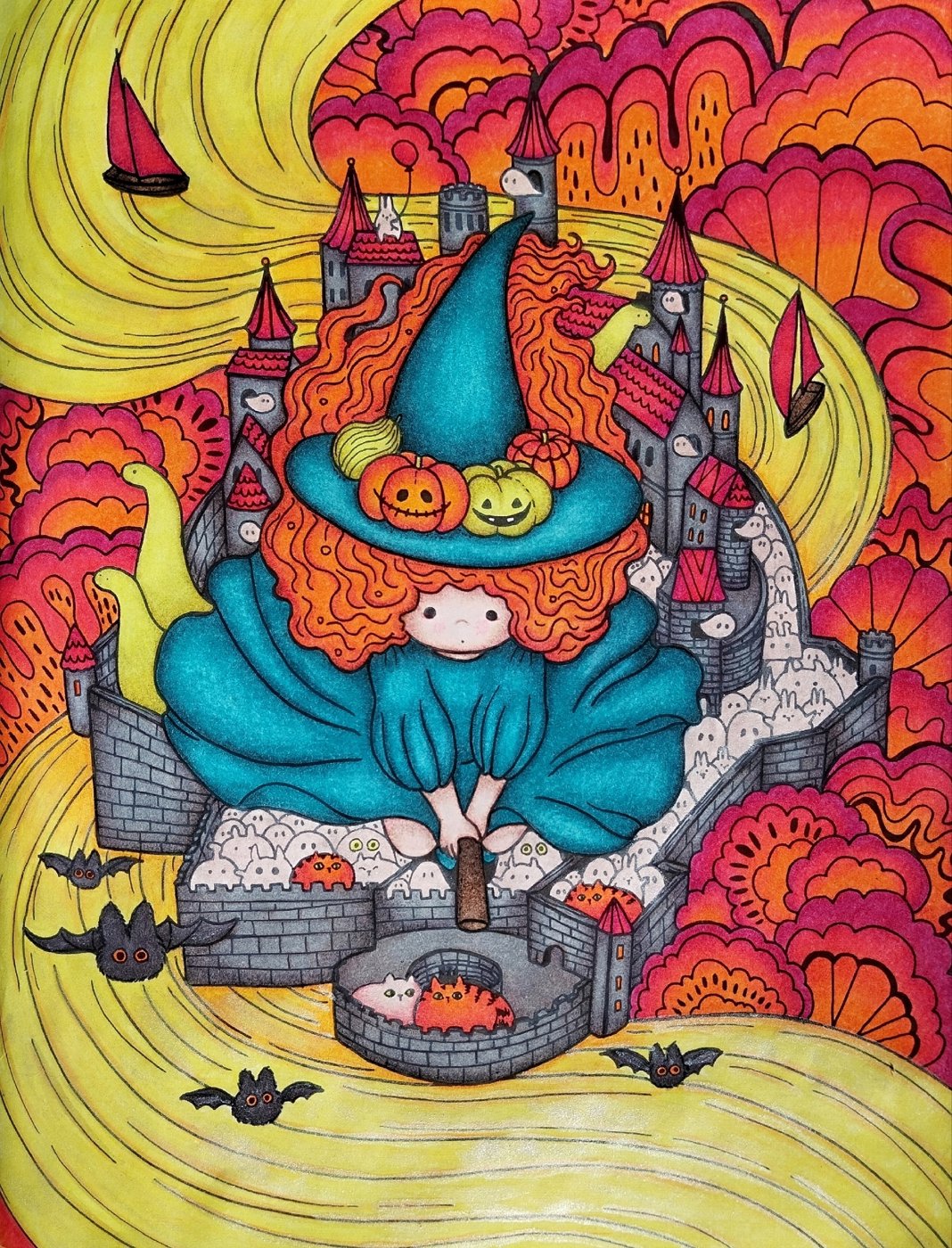 Работа от Daria_colloring_hobby