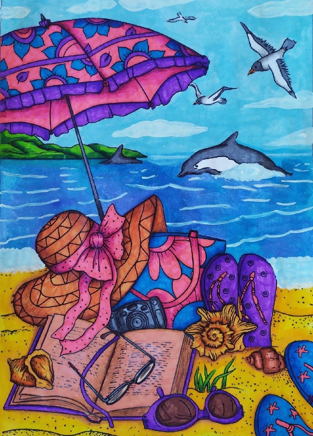 Работа от Daria_colloring_hobby