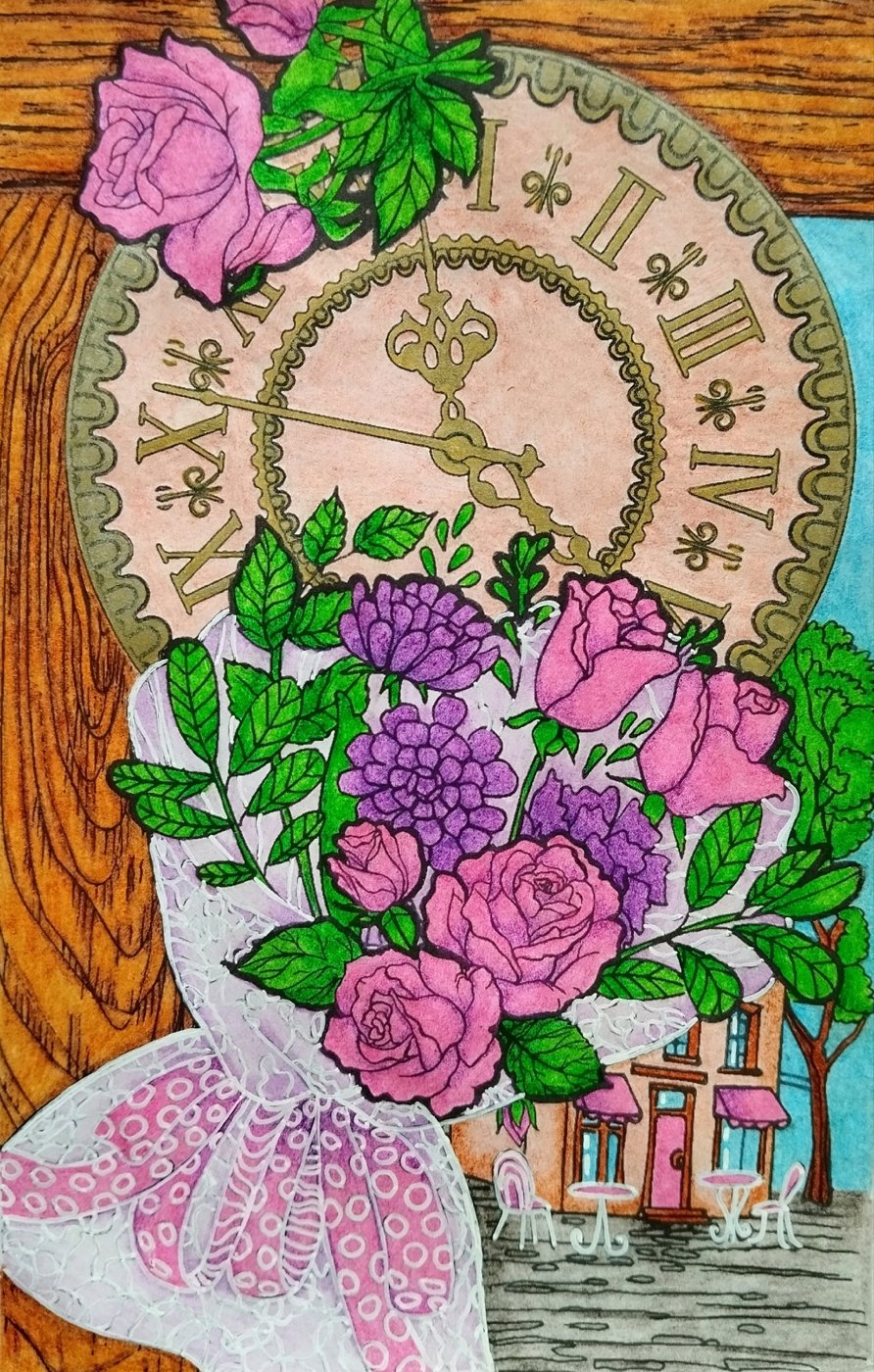 Работа от Daria_coloring_hobby