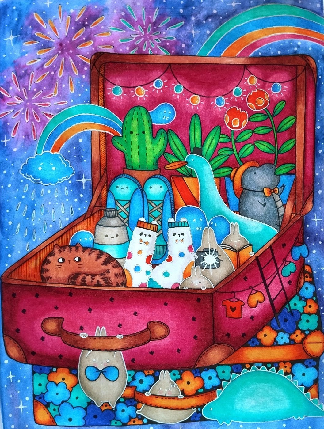 Работа от Daria_coloring_hobby