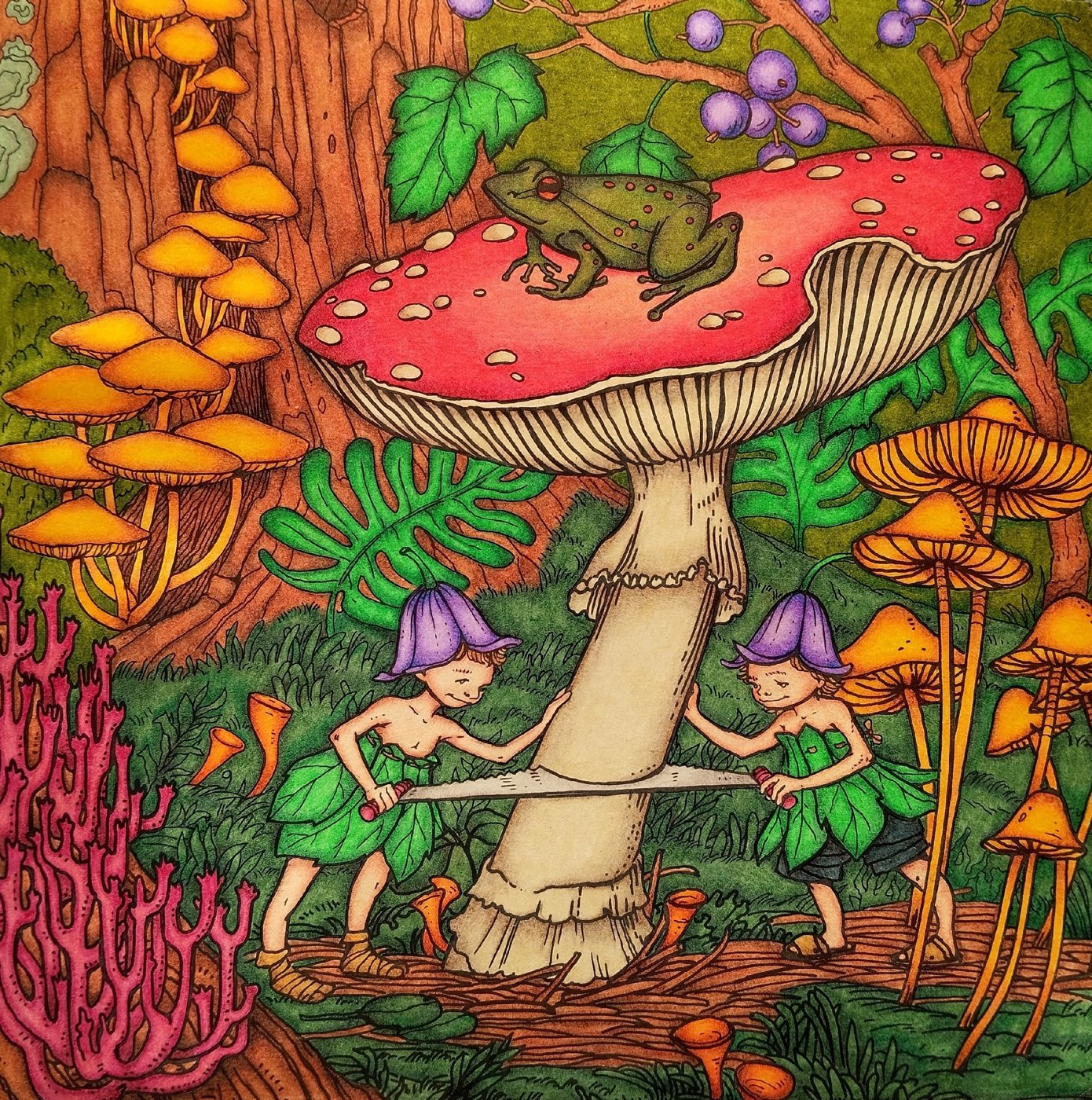 Работа от Daria_colloring_hobby