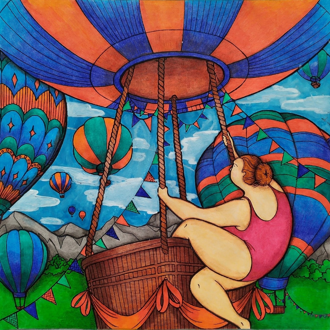 Работа от Daria_colloring_hobby