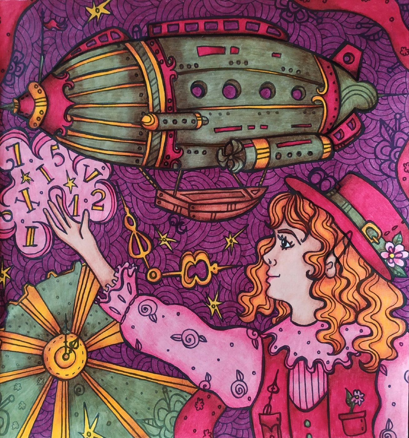 Работа от Daria_coloring_hobby