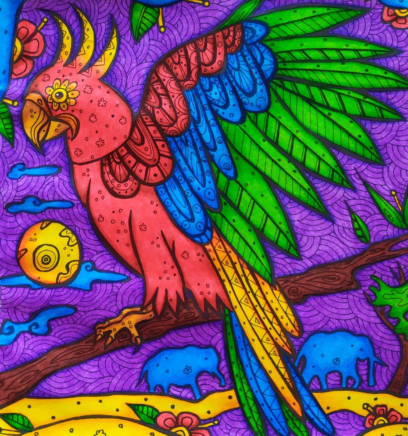 Работа от Daria_coloring_hobby