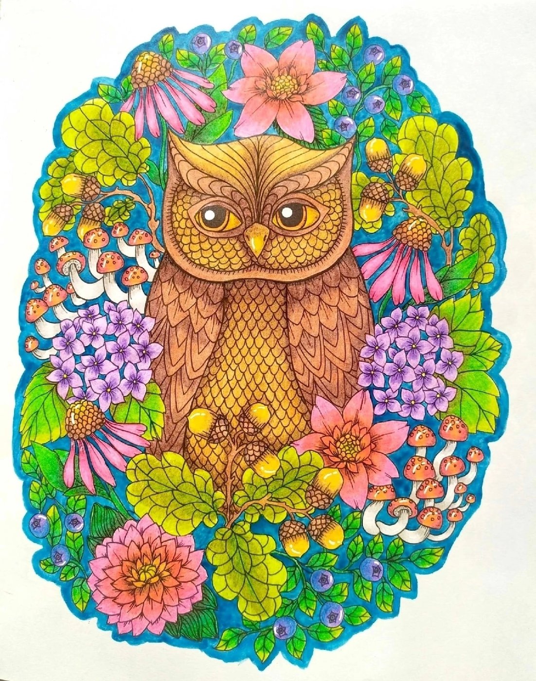 Работа от Daria_coloring_hobby