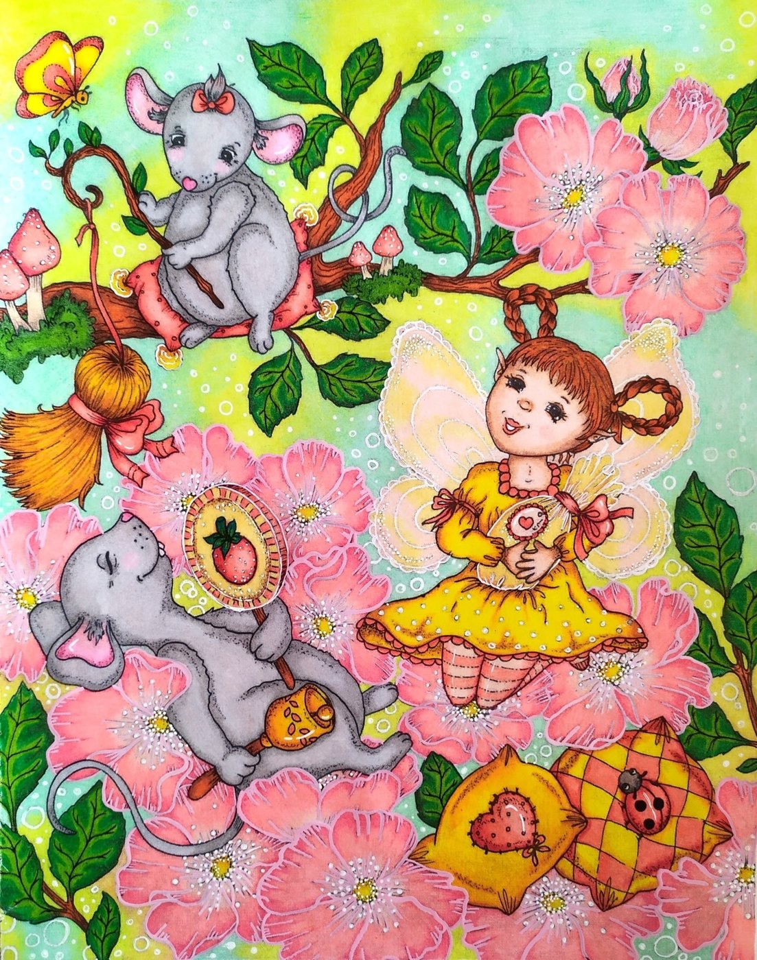 Работа от Daria_colloring_hobby