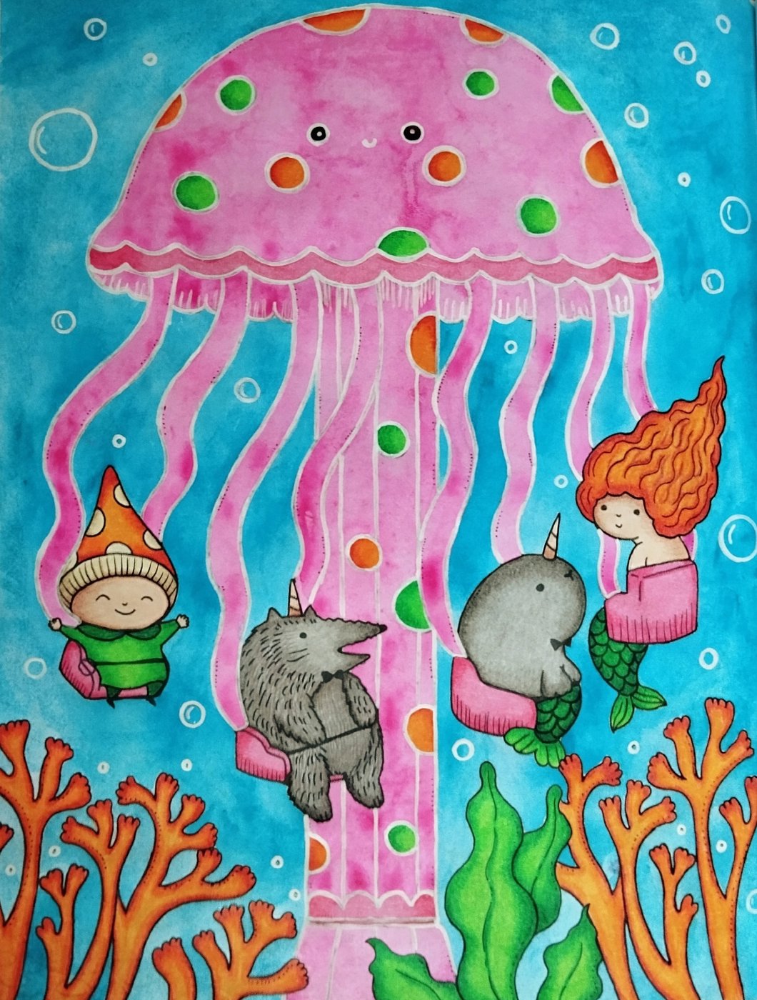 Работа от Daria_colloring_hobby