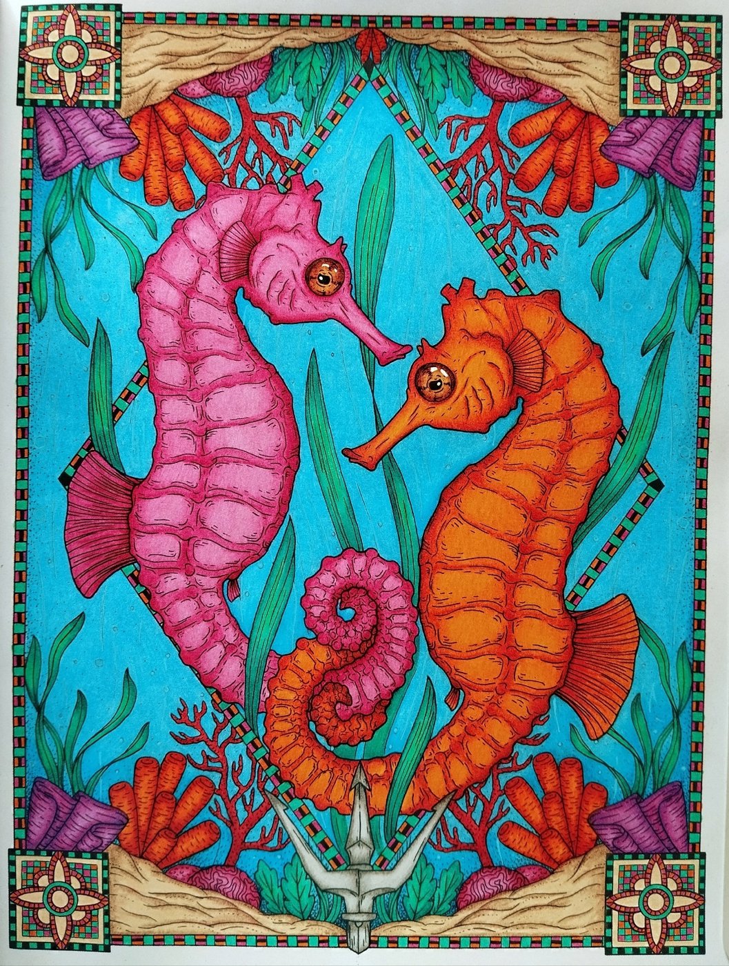 Работа от Daria_colloring_hobby