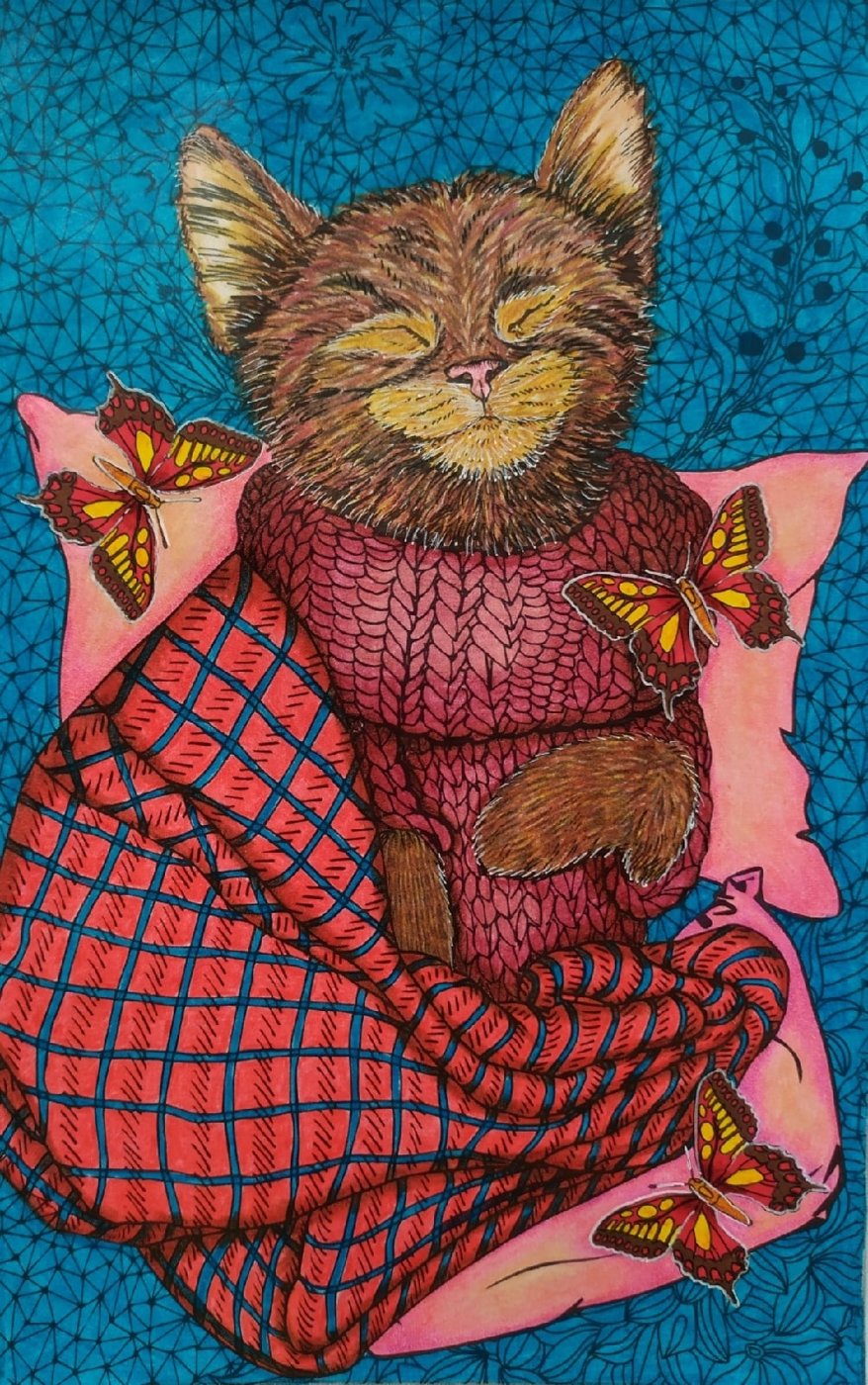 Работа от Daria_coloring_hobby