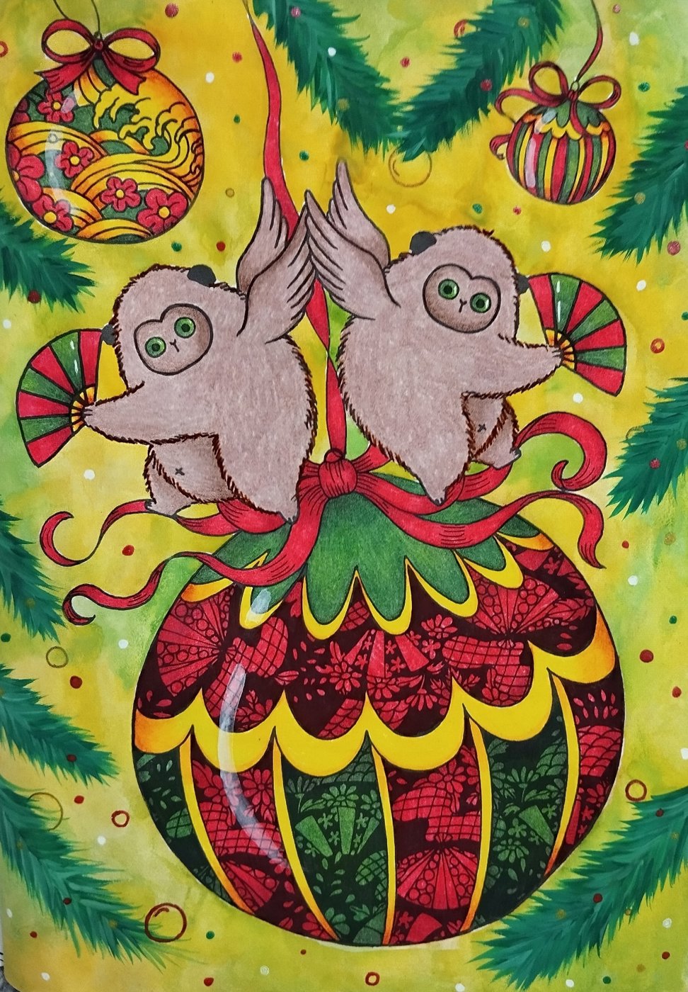 Работа от Daria_colloring_hobby