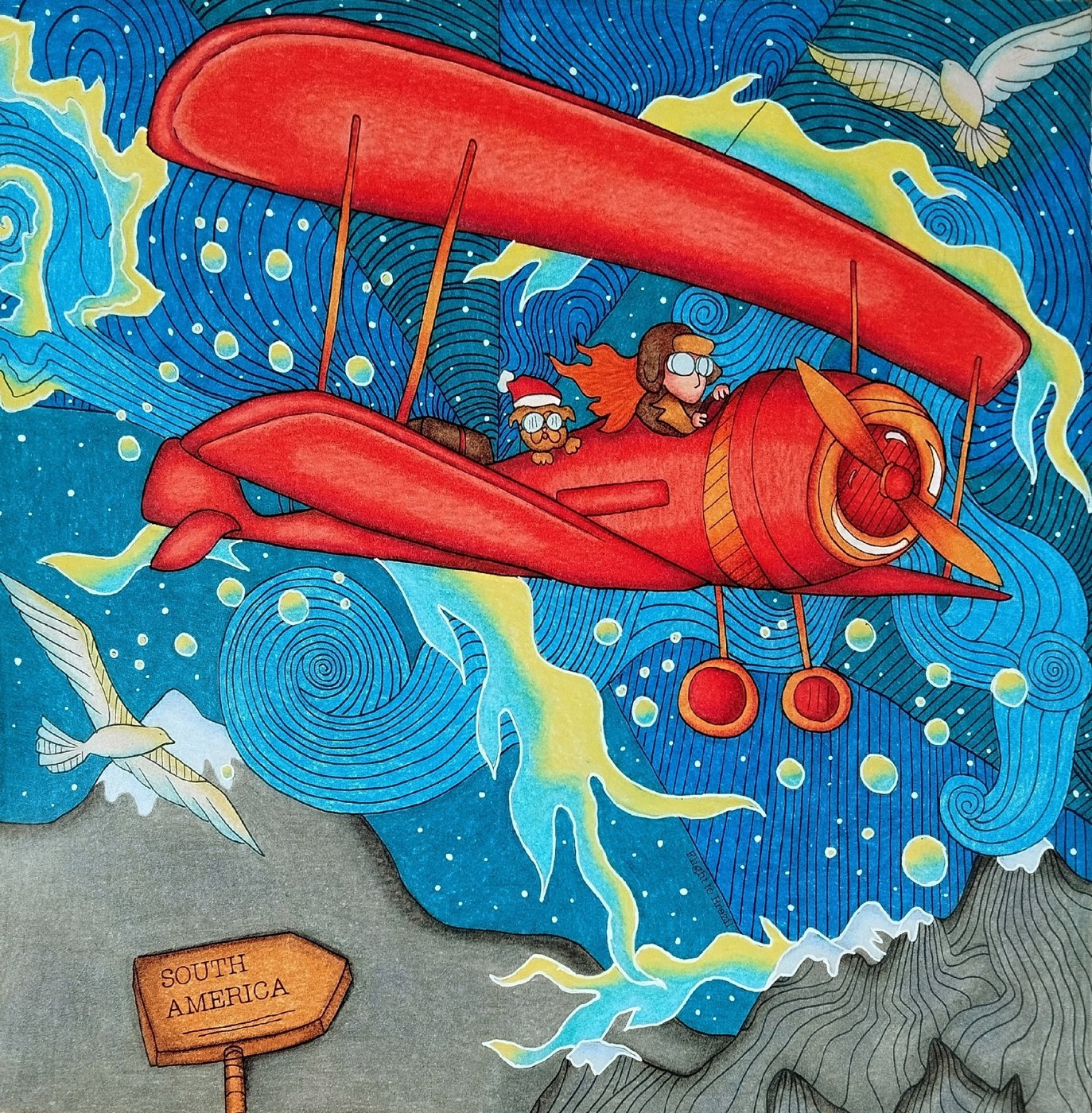 Работа от Daria_colloring_hobby