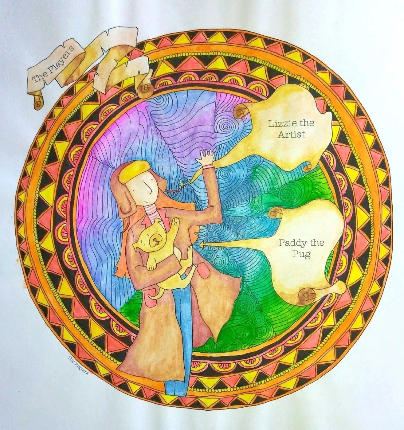 Работа от Daria_colloring_hobby