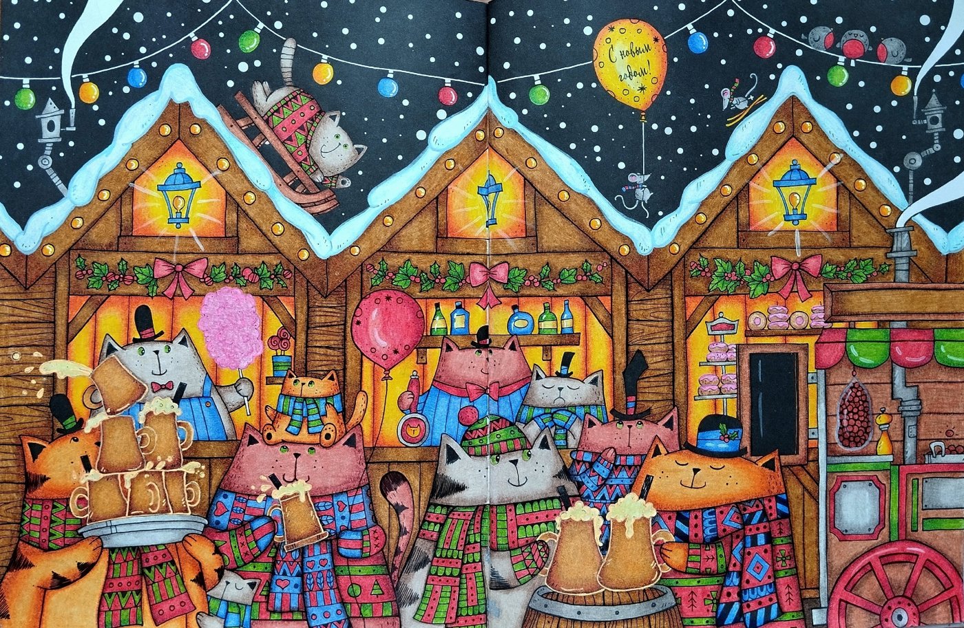 Работа от Daria_coloring_hobby