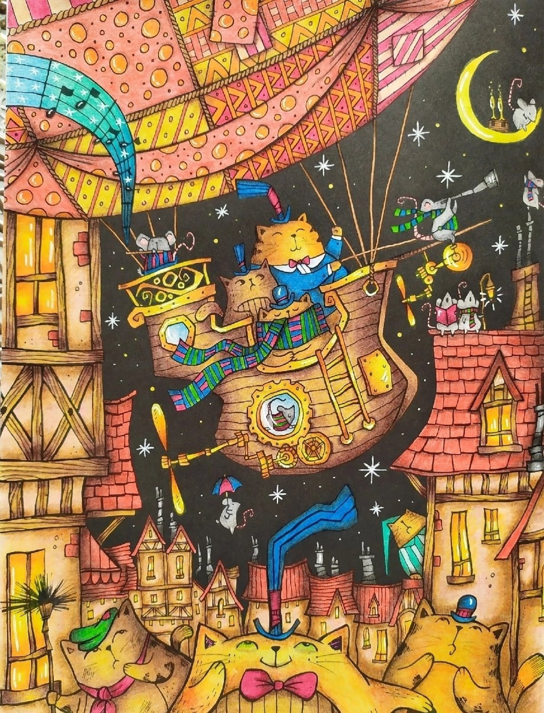 Работа от Daria_coloring_hobby