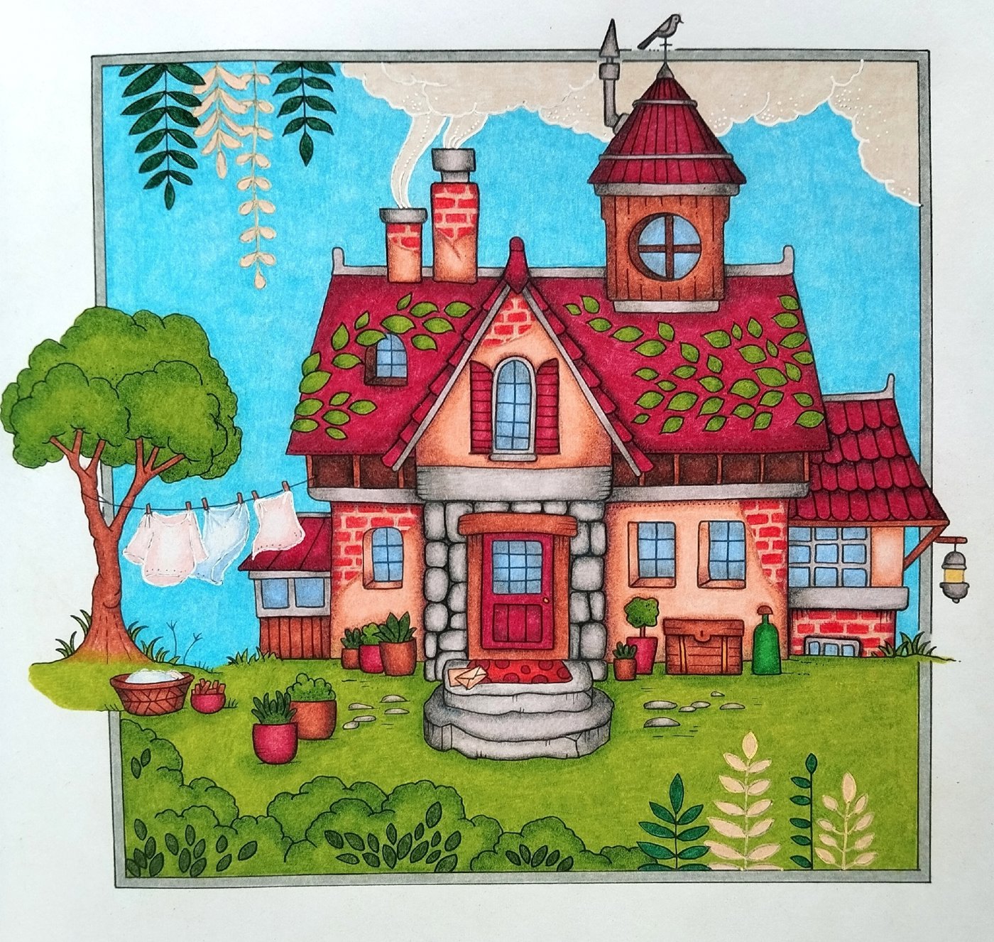 Работа от Daria_coloring_hobby